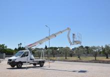 Nacele telescopice montate pe camion CMC PLJ22