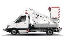 Nacele telescopice montate pe camion Bumar PMT-12E 