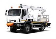 Nacele telescopice montate pe camion Bumar PT-21