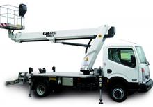 Nacele telescopice montate pe camion ISOLI PT 225
