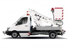 Nacele telescopice montate pe camion Bumar PTM-12E
