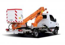 Nacele telescopice montate pe camion Bumar PTM-16E v2