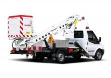 Nacele telescopice montate pe camion Bumar PTM-17E