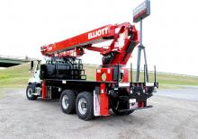 Nacele telescopice montate pe camion Elliott Equipment S70R SkyWalk