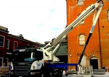 Nacele telescopice montate pe camion Socage Sioux TJ 45