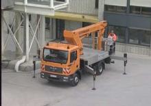 Nacele telescopice montate pe camion Ruthmann T 220