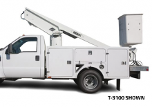 Nacele telescopice montate pe camion Versalift T-30-SI