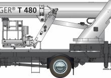 Nacele telescopice montate pe camion Ruthmann T 480