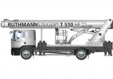 Nacele telescopice montate pe camion Ruthmann T 510 HF