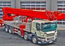 Nacele telescopice montate pe camion Ruthmann T 720