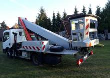 Nacele telescopice montate pe camion Bison-Palfinger TA 25 E