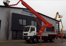 Nacele telescopice montate pe camion Bison-Palfinger TKA 43 KS