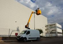Nacele telescopice montate pe camion Movex TLF 14