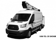 Nacele telescopice montate pe camion Versalift VANTEL-29-EIH