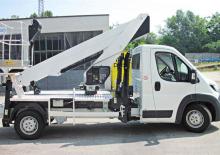 Nacele telescopice montate pe camion Klubb VT 42 NE
