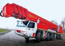 Nacele telescopice montate pe camion Palfinger WT 1000