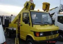 Nacele telescopice montate pe camion WUMAG WT 165