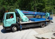 Nacele telescopice montate pe camion WUMAG WT 225