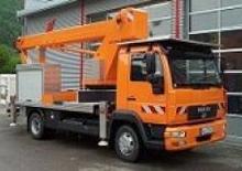 Nacele telescopice montate pe camion WUMAG WT 230