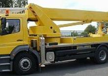 Nacele telescopice montate pe camion WUMAG WT 350