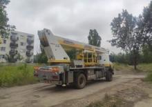 Nacele telescopice montate pe camion WUMAG WT 425