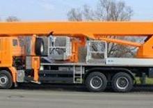 Nacele telescopice montate pe camion WUMAG WT 530