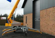 Nacele telescopice montate pe trailer OMMELIFT 1300 E