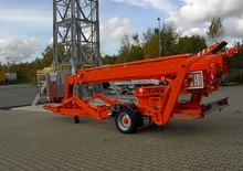 Nacele telescopice montate pe trailer TEUPEN Gepard 22 T Rent