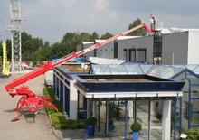 Nacele telescopice montate pe trailer TEUPEN GT 25