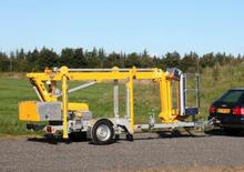 Nacele telescopice montate pe trailer OMMELIFT Omme Mini12EBJ
