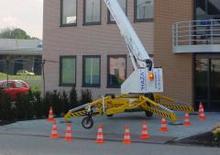 Nacele telescopice montate pe trailer Custers Orion 22