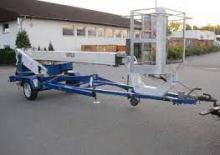 Nacele telescopice montate pe trailer Simon RTZ 155