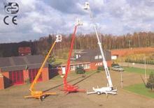 Nacele telescopice montate pe trailer Ruthmann TA 152