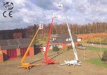 Nacele telescopice montate pe trailer Ruthmann TA 170