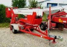 Nacele telescopice montate pe trailer TEUPEN TL 15 H