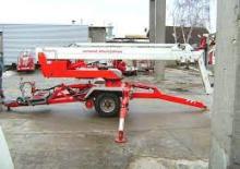 Nacele telescopice montate pe trailer TEUPEN TL 15 H