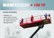 Nacele telescopice pe roți Manitou 150 TP