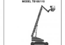 Nacele telescopice pe roți Terex Aerials TB 100