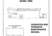 Nacele telescopice pe roți Terex Aerials TB 86