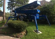 Nacele cu braț articulat pe șenile Ruthmann BLUELIFT B101