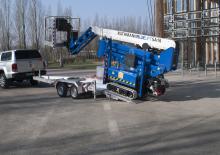 Nacele cu braț articulat pe șenile Ruthmann BLUELIFT SA 16
