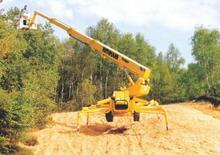 Nacele telescopice pe șenile Ruthmann TR 220
