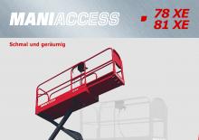 Platforme de ridicare de tip foarfecă pe roți Manitou 81 XE