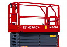 Platforme de ridicare de tip foarfecă pe roți MAGNI ES1409AC+