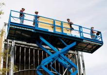 Platforme de ridicare de tip foarfecă pe roți Genie GS-3390 RT