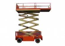 Platforme de ridicare de tip foarfecă pe roți Holland-Lift HL-160 E24