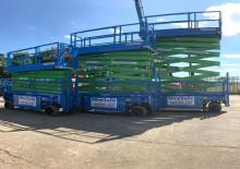 Platforme de ridicare de tip foarfecă pe roți Holland-Lift HL 220 E 12