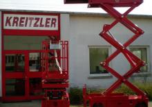 Platforme de ridicare de tip foarfecă pe roți Kreitzler KIB 08/070