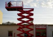Platforme de ridicare de tip foarfecă pe roți Kreitzler KIB 18/109