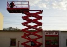 Platforme de ridicare de tip foarfecă pe roți Kreitzler KIB 18/195